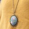 3 Pack Pendant Embroidery Starter Kit for Beginners,Retro Necklace Series Cross Stitch Tools for Necklace & Earrings & Hand Sewing Jewelry & Creative Gifts,Style A